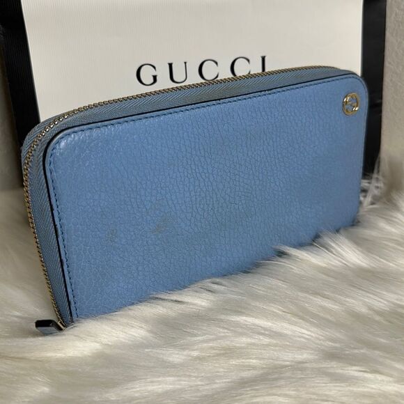 💯Authentic Gucci Zipped Around Long Wallet🍀 - Picture 1 of 15